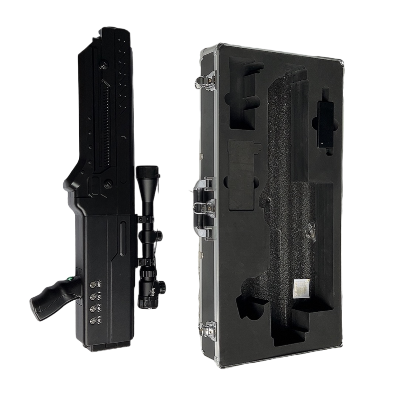  育才镇手持便携式枪型低空防御反制四通道A型